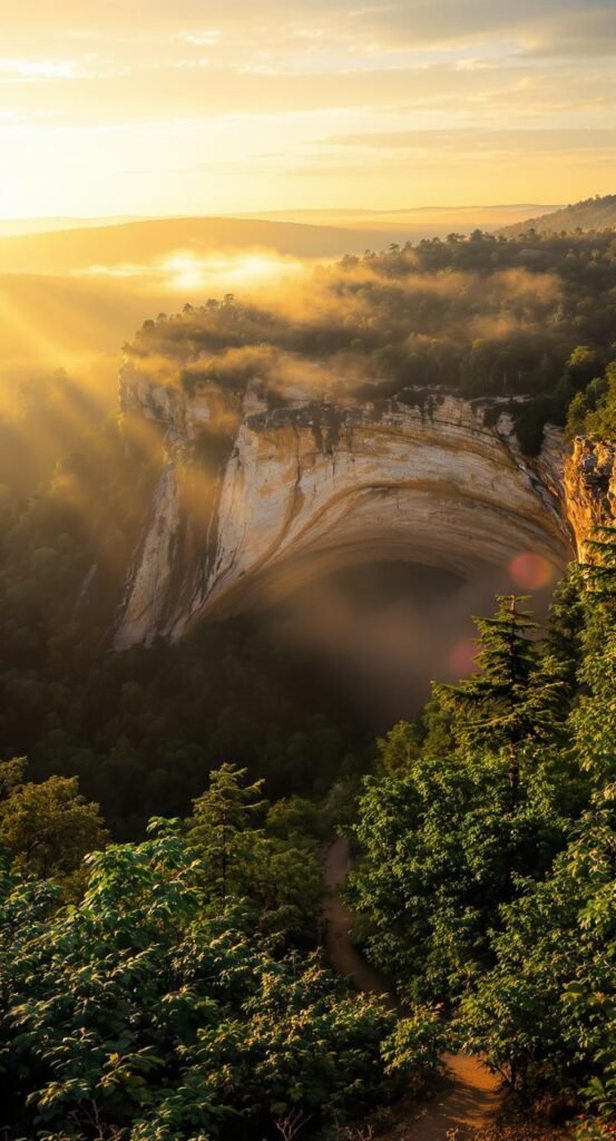 Scenic view of Mammoth Cave National Park
