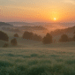 Morning Light Over Kentucky Hills 85x85